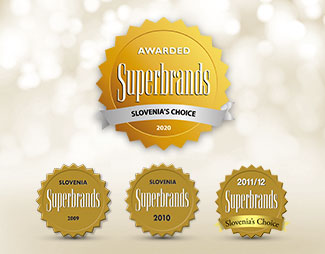 SUPERBRANDS SLOVENIJA 2009, 2010, 2011, 2020